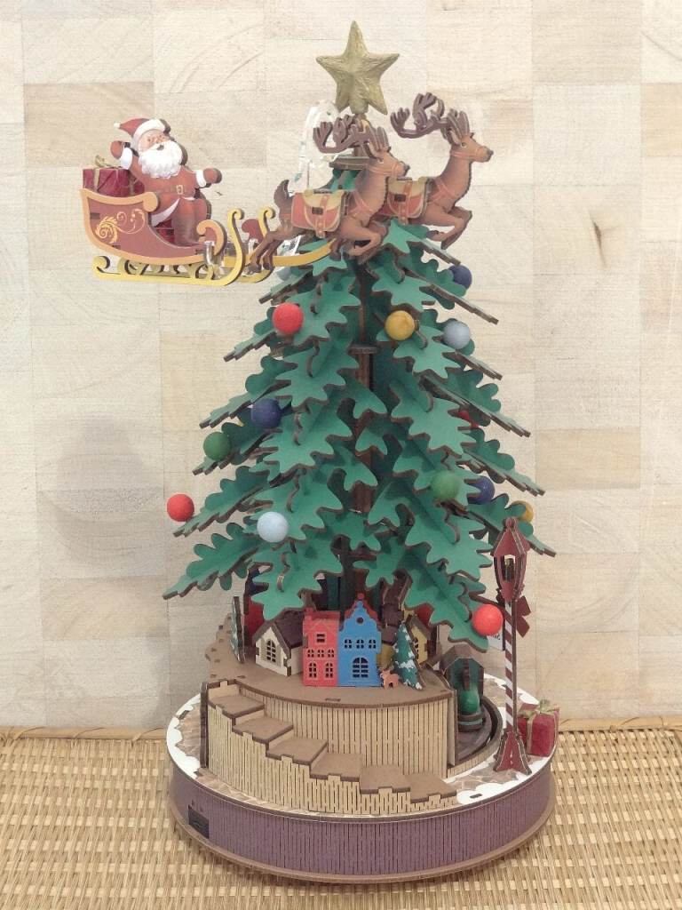 Completed 'Rolife' Christmas Melody Tree Model AMS01