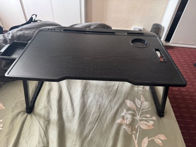 Portable Laptop Desk – Black, Good Condition