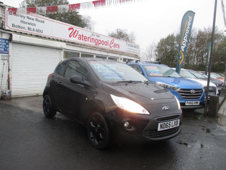 2015 Ford Ka 1.2 Zetec Black Edition 3dr HATCHBACK PETROL Manual