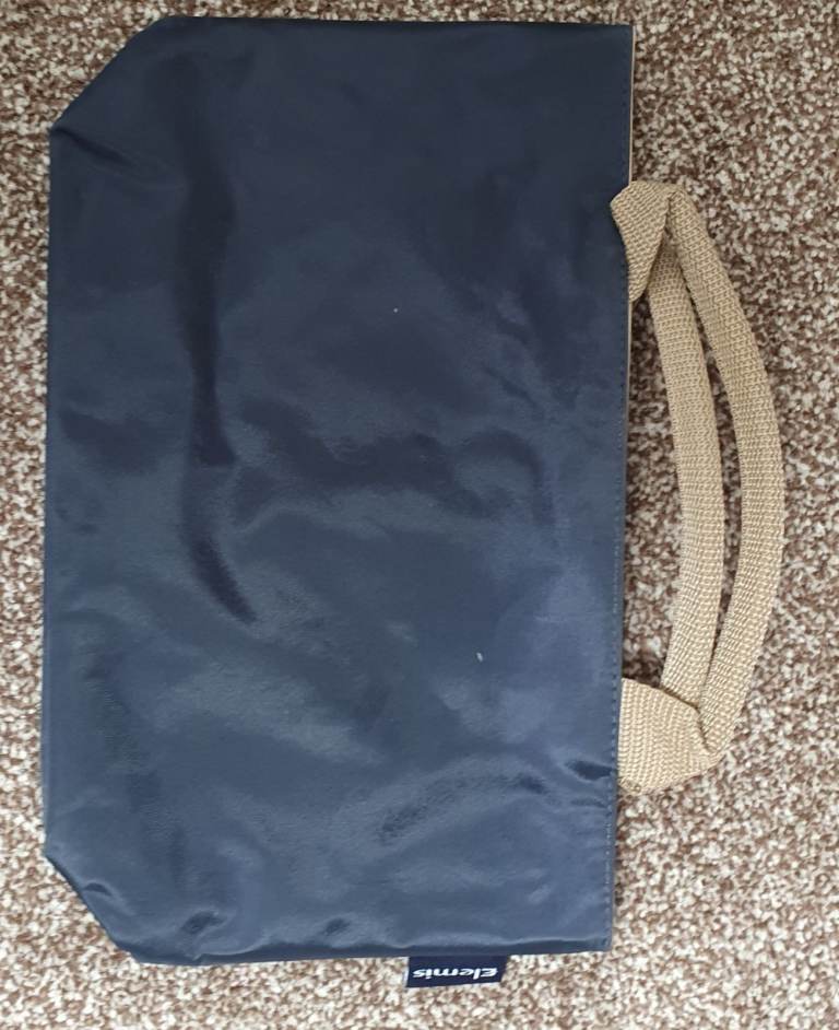 Elemis Navy/brown Tote Bag, Brand New