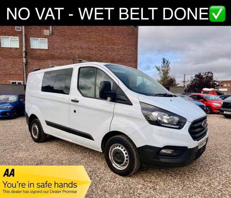 2018 Ford Transit Custom 2.0 TDCi 130ps Low Roof D/Cab Van PANEL VAN DIESEL Manual