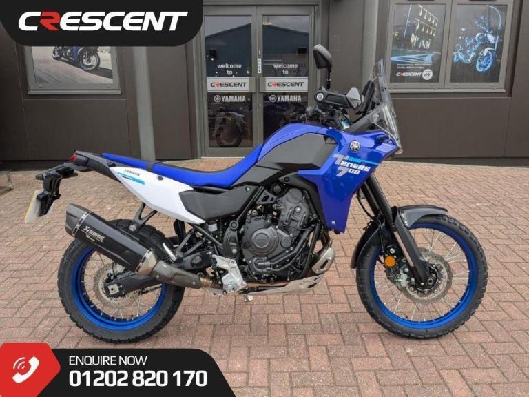YAMAHA TENERE 700 2025 - ICON BLUE - ONE OWNER - AKRAPOVIC EXHAUST - PLUS MORE..