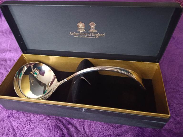 Britannia Soup Ladle Arthur Price of England - Silver Plated / Single