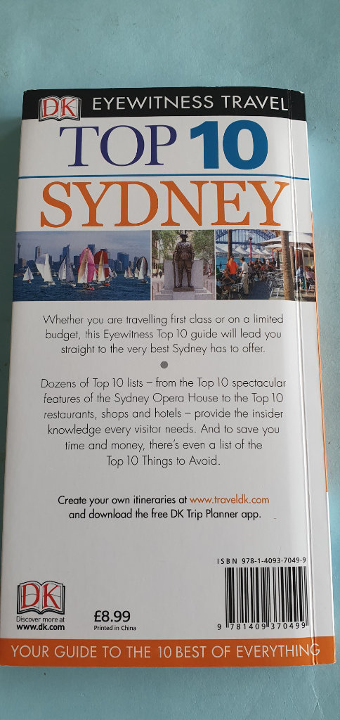 DK Eyewitness Top 10 Sydney: 2015 (Pocket Travel Guide) by DK Eyewitness Book - As new