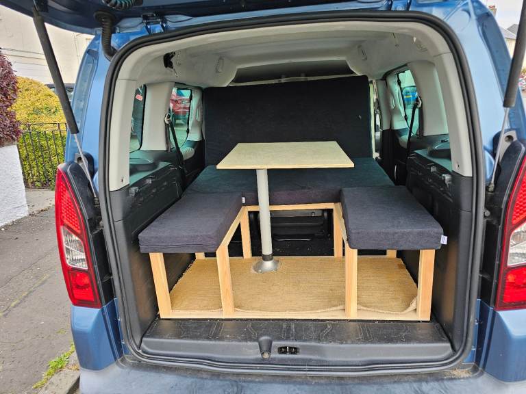 Berlingo with camping conversion