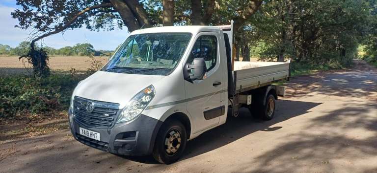2019 Vauxhall Movano 2.3 CDTI BiTurbo H1 Tipper 130ps master twin wheel 32k ex council finance  C...