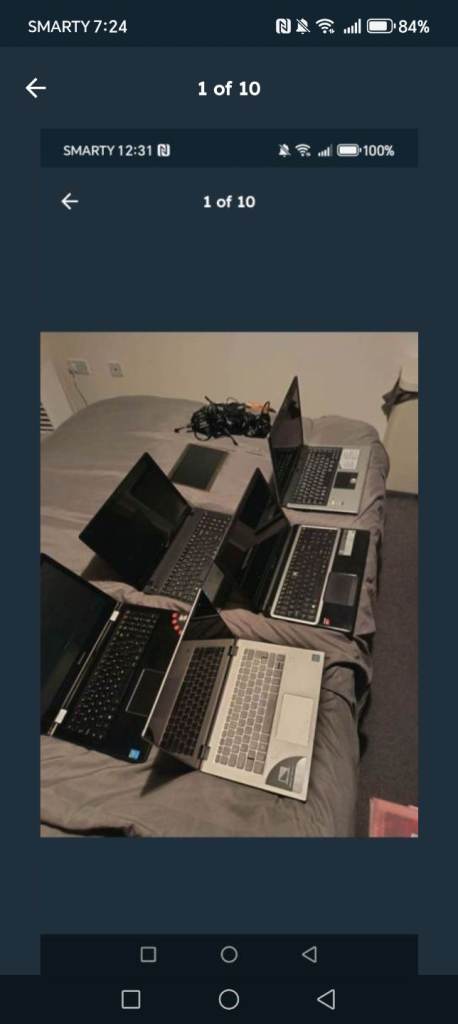 5 laptop and one tab for sell 