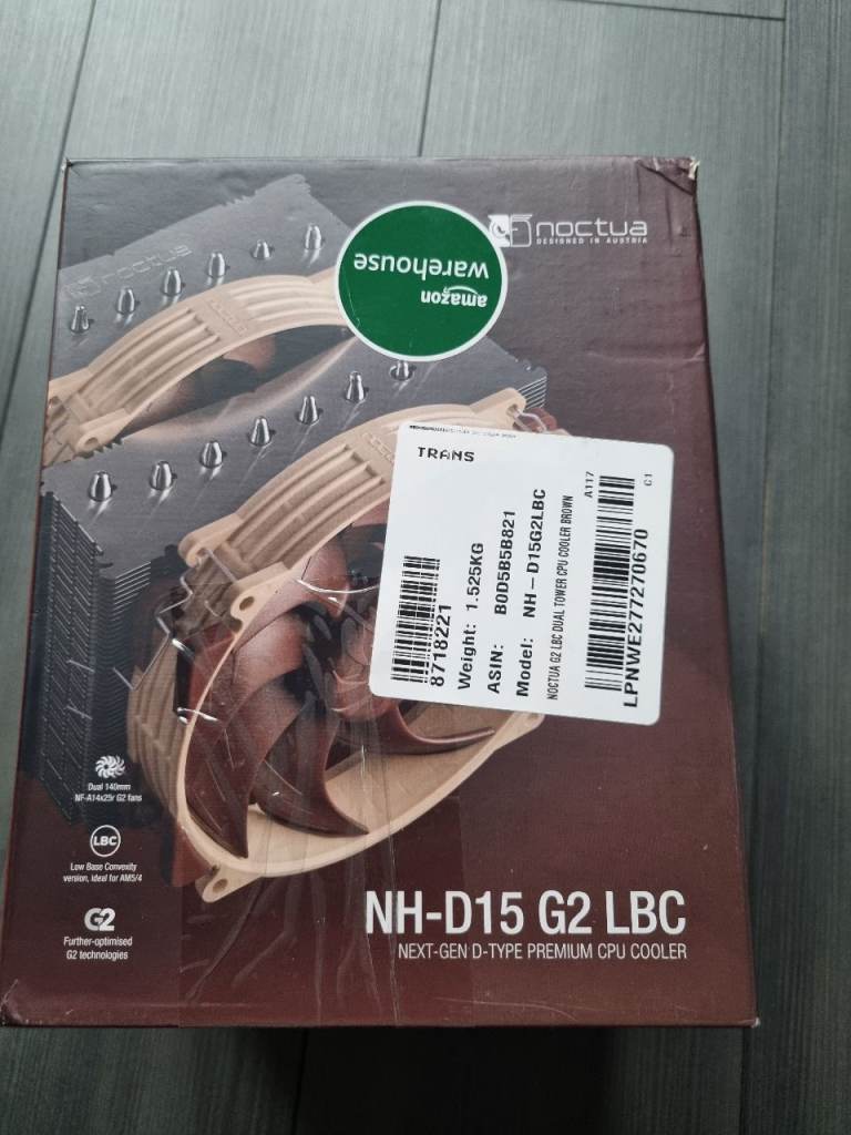 CPU - Cooler FAN - Noctua NH-D15 G2 Dual Tower Specialised Low Base Convexity Version for gaming pc