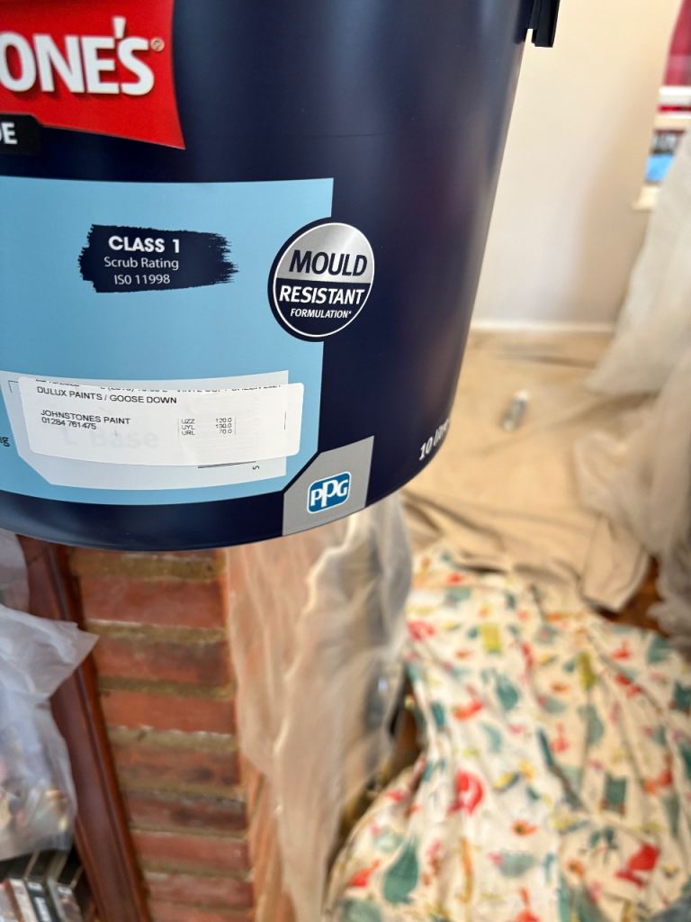 Johnstone Acrylic washable Matt paint  10ltr unused