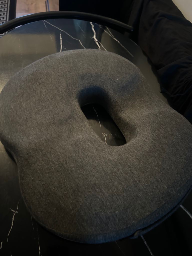 Grey Seat Cushion for Comfort