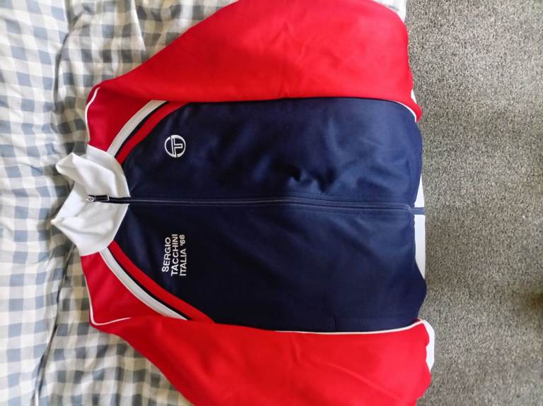 Sergio Tacchini Italia '66 Track Jacket - Red, White & Blue, As Good As New