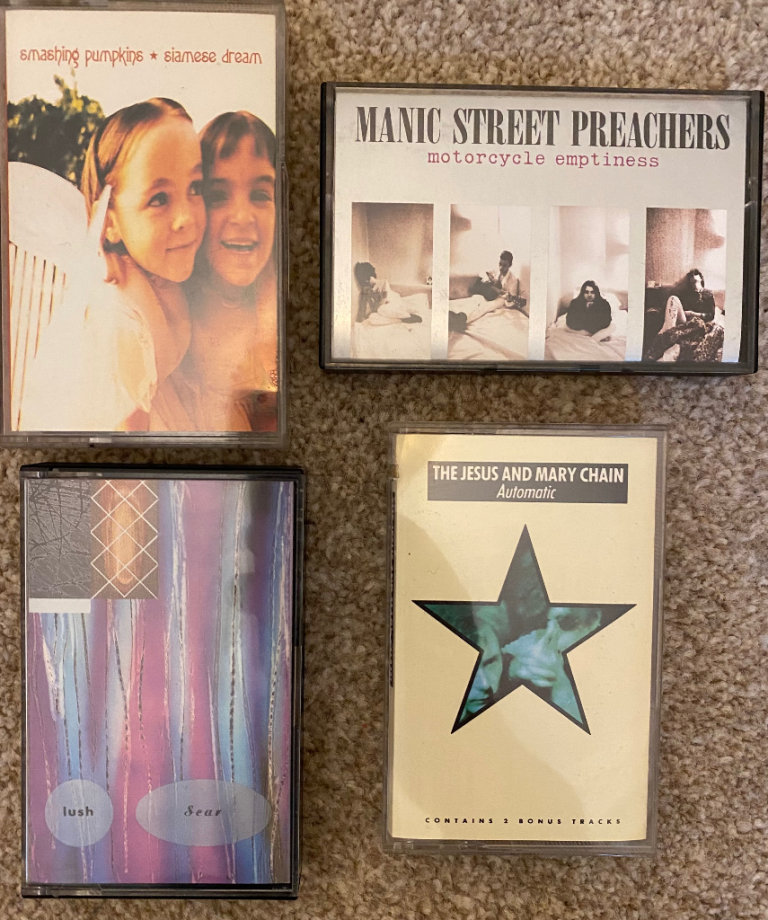 1990's Indie originals, Smashing Pumpkins, Manics, Jesus+Mary Chain, Lush