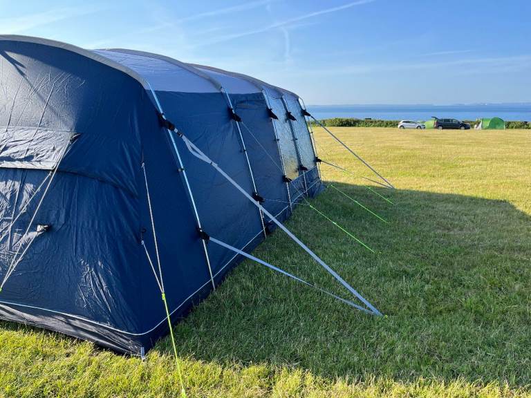 Outwell Vermont 7P Tent Package. Includes: tent, poles, pegs, groundsheets & carpet.