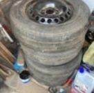 205 65 16 Volkswagon t5 wheel rims and road legal tyres