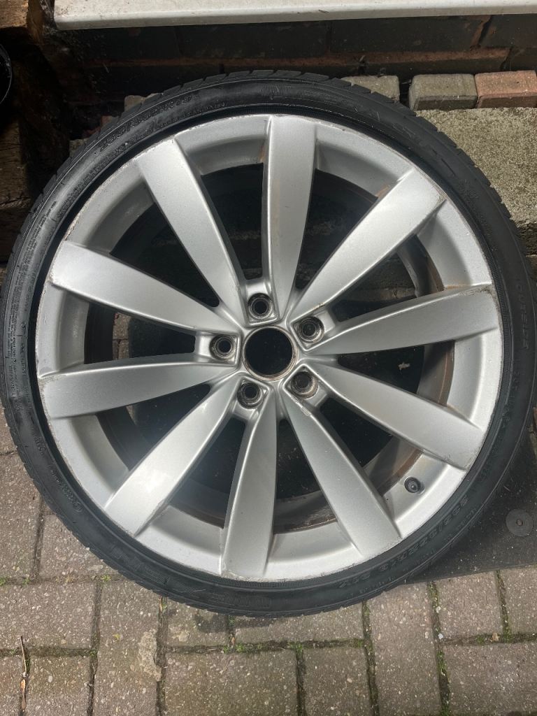 1x genuine volkswagen lugano 19 inch alloy