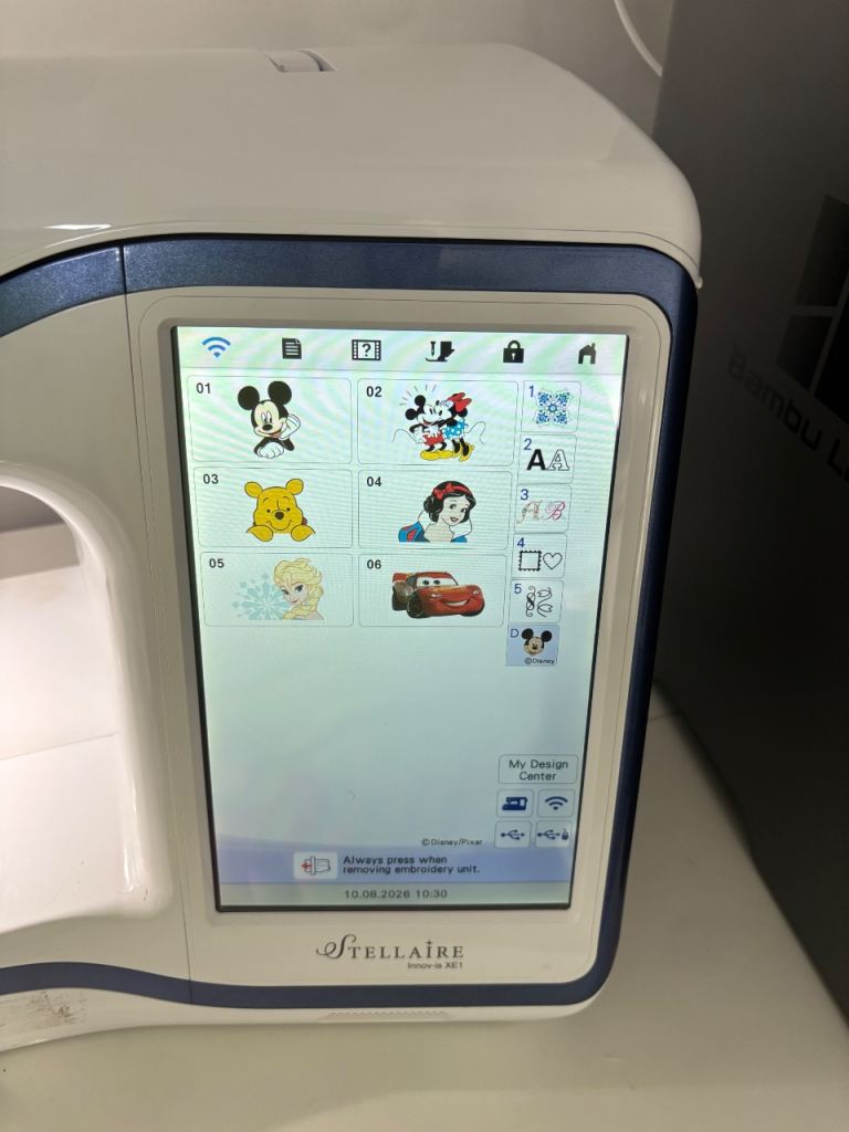 Brother Stellaire Innov-is XE1 Embroidery Machine + Multiple Hoops 