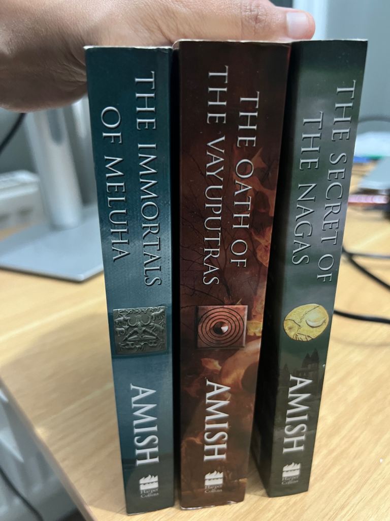 For Sale: Shiva Trilogy by Amish Tripathi – 3 Book Set – £11