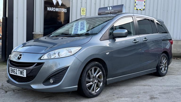 MAZDA MAZDA5 2.0 Venture 7 Seater Grey 5dr 1 OWNER+9 SERVICES+SATNAV 2012