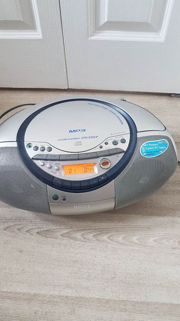 Sony cd tape & radio player