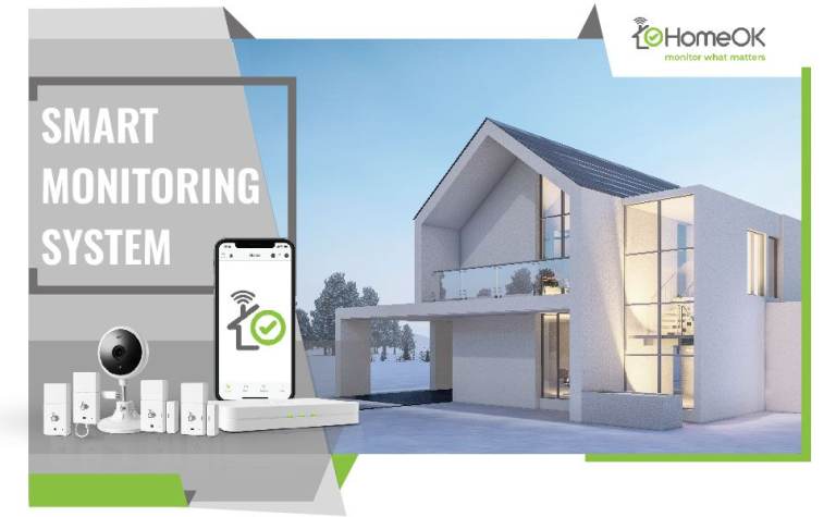 Wireless Smart Security Alarm System Kit - AI Gateway + Sensors + Security Camera