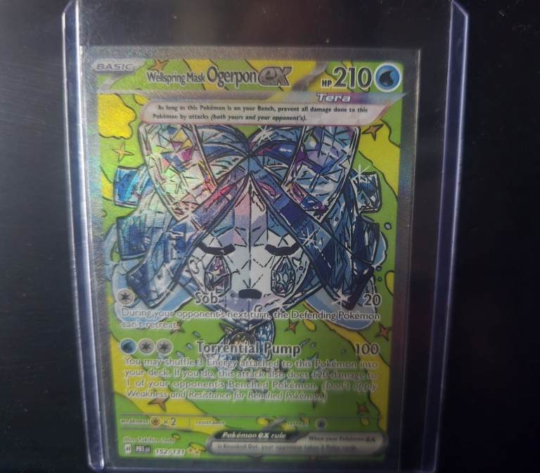 Pokemon Ogerpon EX SIR card - Whispering Mask