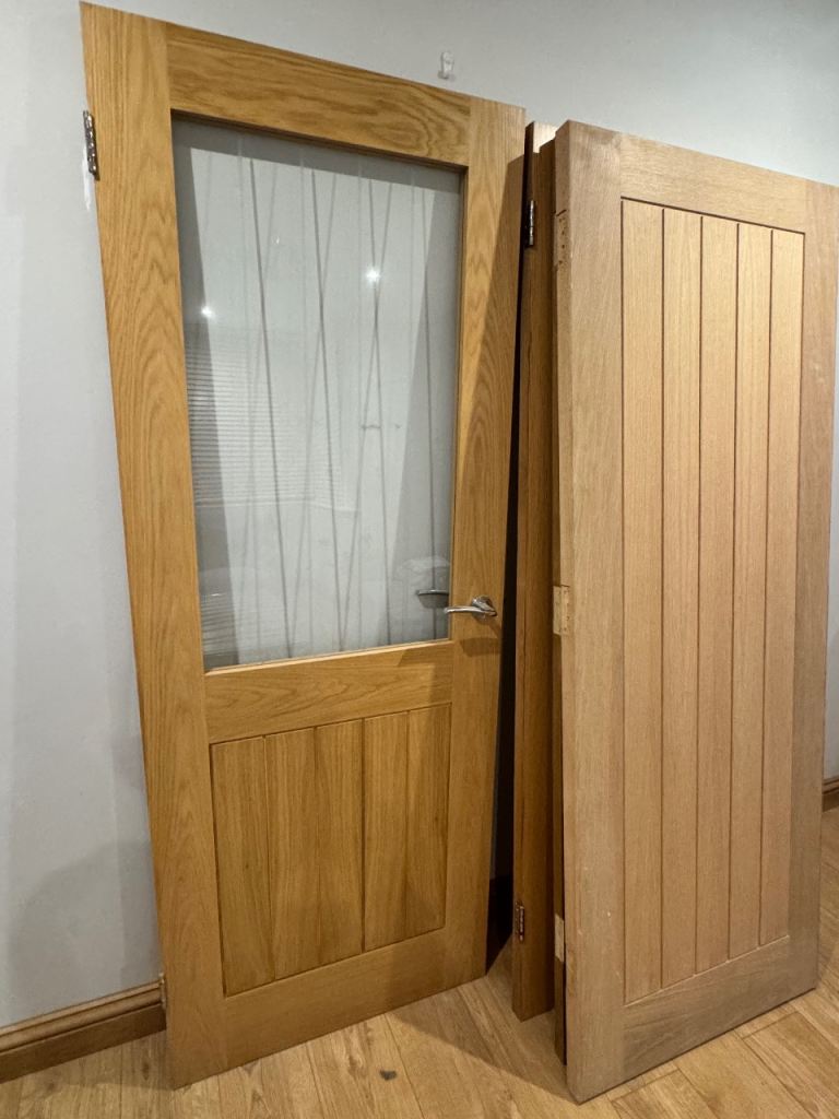 Oak internal doors 