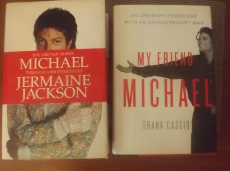 Michael Jackson Books ~ biographies by brother Jermaine Jackson & Frank Cascio  £2 each 