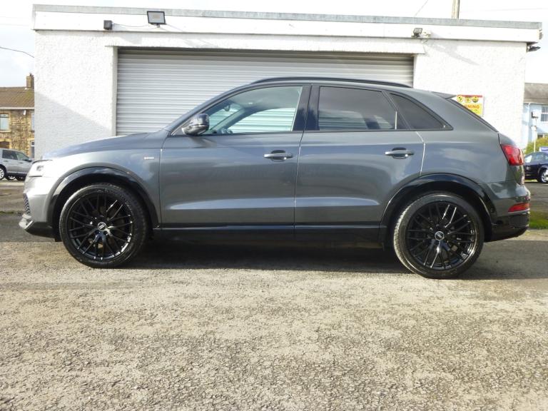 AUDI Q3 AUDI Q3 2.0 TDI 150 BHP QUATTRO BLACK EDITION EURO6 ULEZ SUV 2018