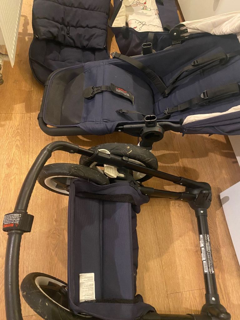 image for Bugaboo Buffalo Pram & Pushchair + Newborn Carrycot – Excellent Condition – £120 (No Offers)