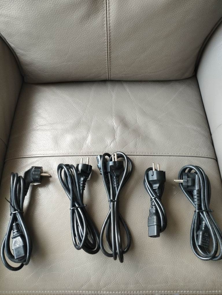 Euro 2 pin Schuko power cord plug lead cables 