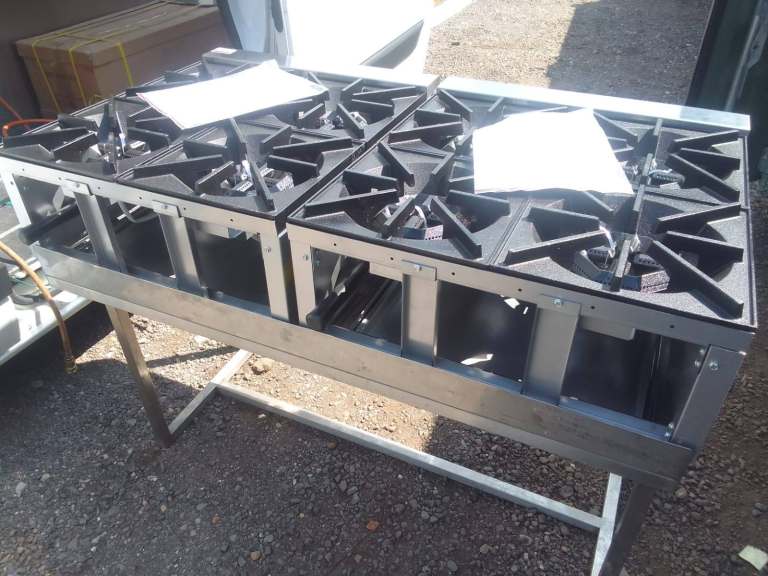 Catering trailer equipment gas tabletop hob burners cookers restaurant kitchen item