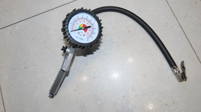 New Draper Tyre Inflator Gauge 120PSI Maximum Pressure Connector Air Compressor Pump Tool Accessory