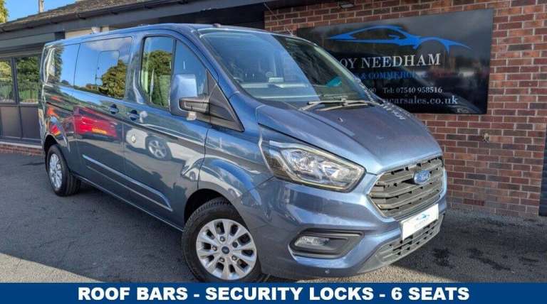 2018 68 FORD TRANSIT CUSTOM 2.0 320 ECOBLUE LIMITED CREW VAN DOUBLE CAB 5DR DIES