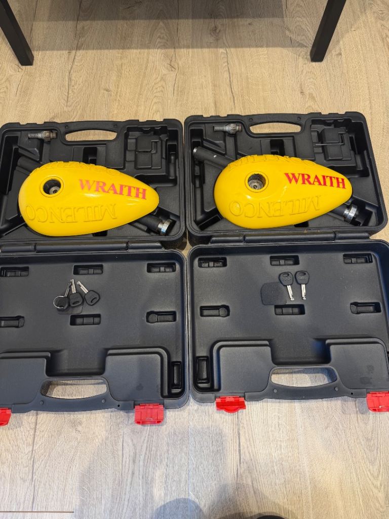 Milenco wraith caravan wheel locks