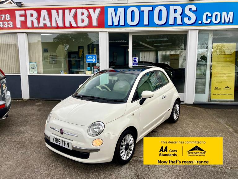 2015 Fiat 500 1.2 Lounge 3dr [Start Stop] HATCHBACK Petrol Manual