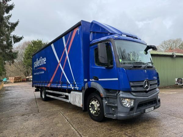 Mercedes 1824 Antos 27ft Curtainside Body