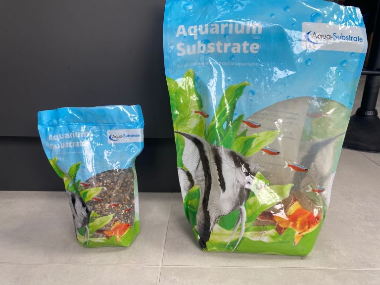 2 kg aquarium sand river stones