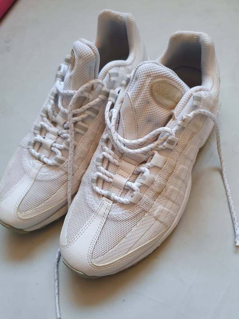 White Nike Air Max 95 Trainers - UK 9 collection BD4 7JP