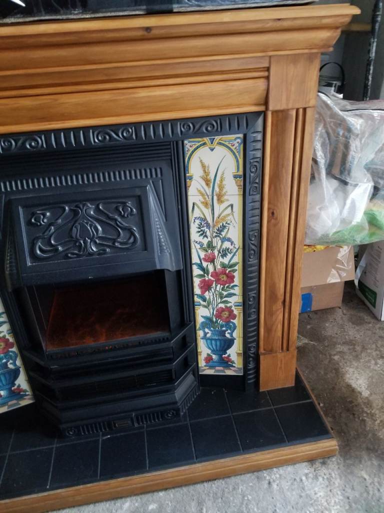 Electric Fireplace and Hearth