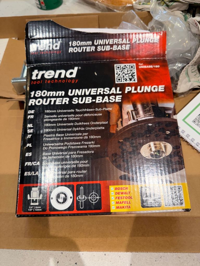 image for Router adapter for kitchen worktops