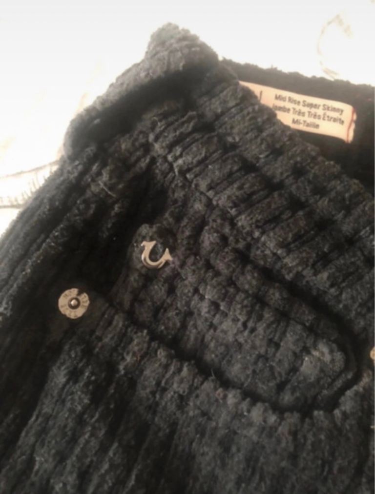 True religion corduroy skinny trousers 