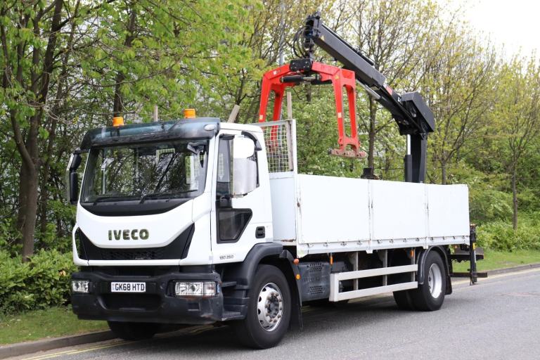 IVECO EUROCARGO 180-250 4X2 HIAB XS128 CRANE DROPSIDE (2018)