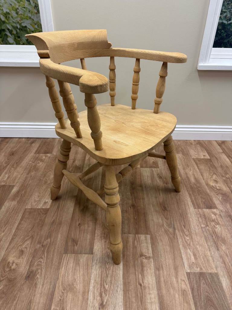 Solid Beech Captains Chair