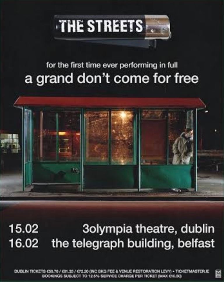 The streets Belfast gig x 2 tickets 