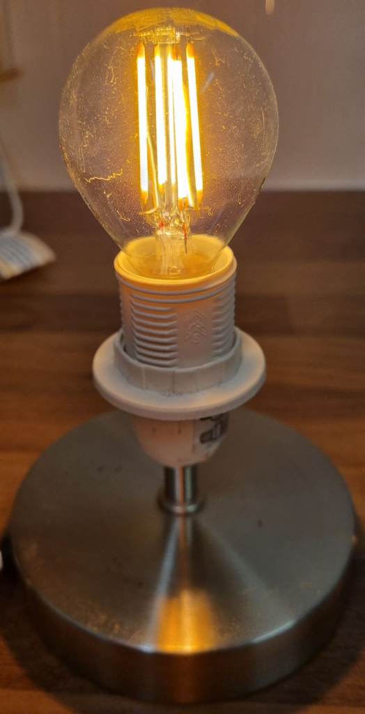 New Unused E14 LAP LED Light Bulb | Warm White 1800K 3W 250lm SES | LS2 Uni of Leeds