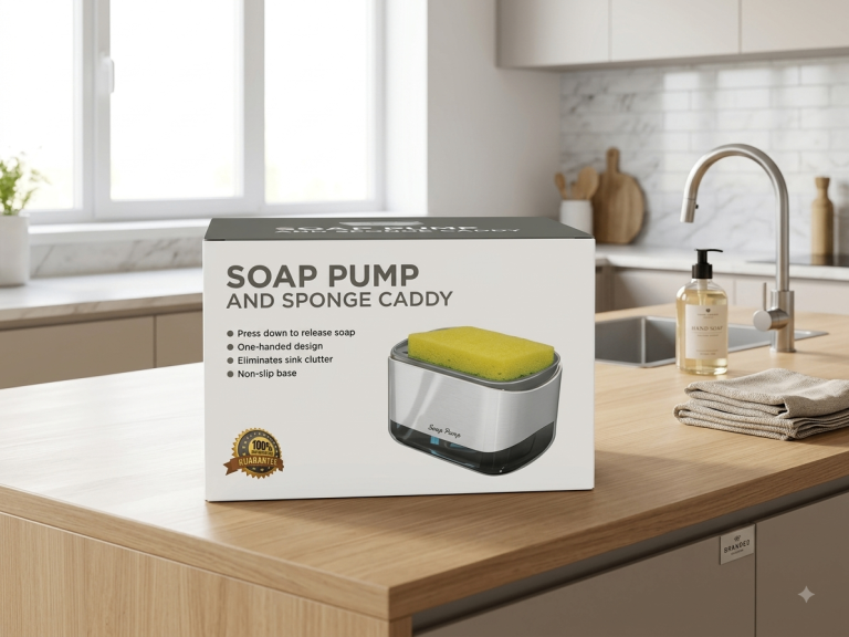 New Soap Pump and Sponge Caddy 