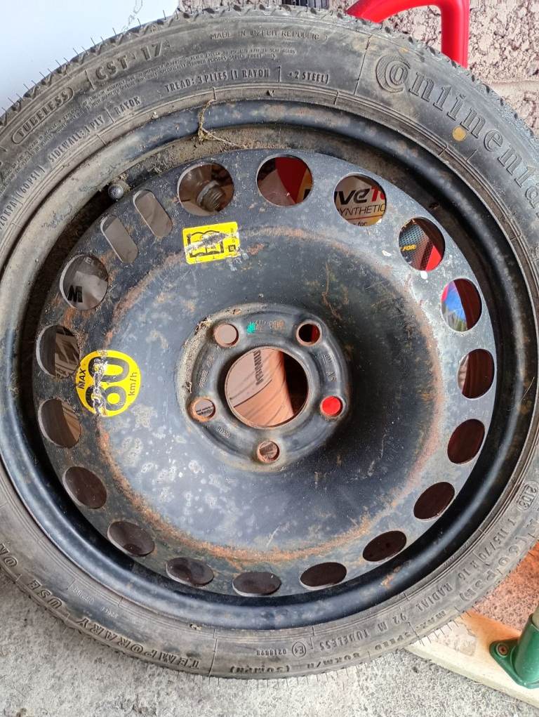 Vauxhall space saver wheel 