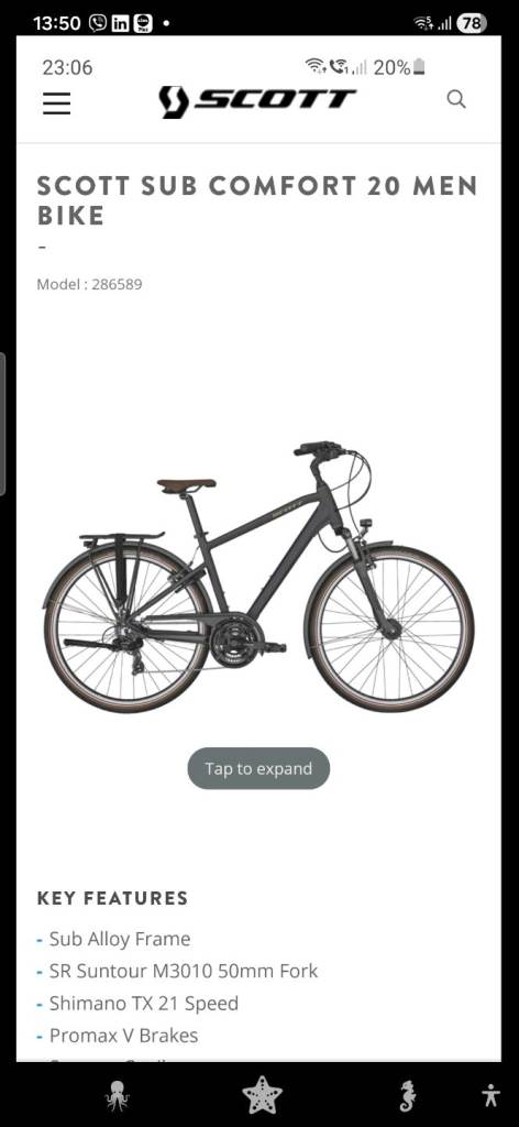 SCOTT SUB COMFORT 20 XL MEN