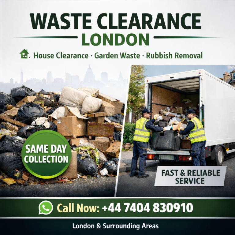Rubbish Removal London | House & Garden Waste | Fast Collection