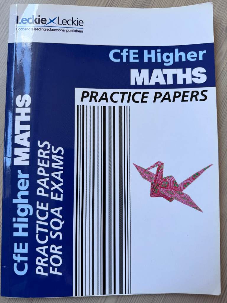 Leckie & Leckie CfE Higher Maths Practice Papers
